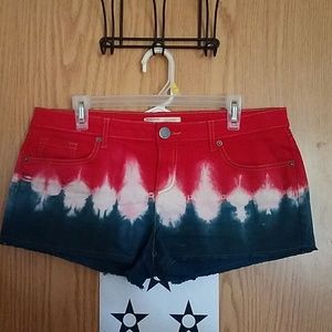 4th of July Tie Dye Shorts